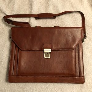 Italian Leather Messenger Bag